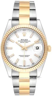 Rolex Datejust 41 126333-0015 Yellow gold and Stainless steel White