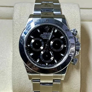 Rolex Daytona 116520-0015 Stainless steel Black