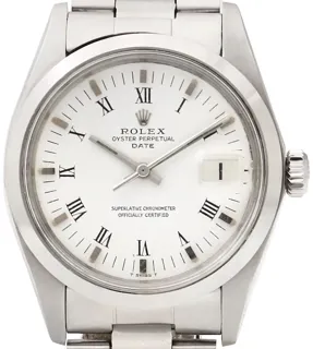 Rolex Oyster Perpetual Date 1500 ST Stainless steel White