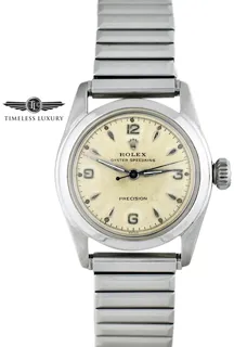 Rolex Oyster Speedking 6056 Stainless steel White