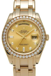 Rolex Pearlmaster 18948A 39mm Yellow gold Champagne