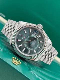 Rolex Sky-Dweller 336934 White Gold$Stainless Steel Green