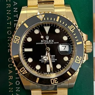 Rolex Submariner 126618LN-0002 41mm Yellow gold Black