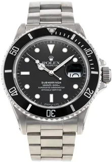 Rolex Submariner 168000 Stainless steel Black