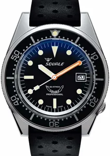 Squale 1521 1521BKBL.NT Stainless steel Black