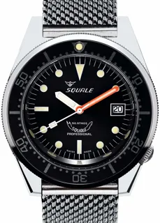 Squale 1521 1521CL.ME20 Stainless steel Black