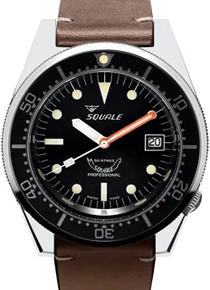 Squale 1521 1521CL.PS Stainless steel Black