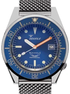 Squale 1521 1521OCN.ME20 Stainless steel Blue