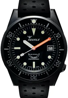 Squale 1521 1521PVD.NT Stainless steel and PVD Black