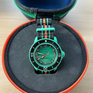 Swatch Scuba Fifty Fathoms SO35I100 Ceramic Green