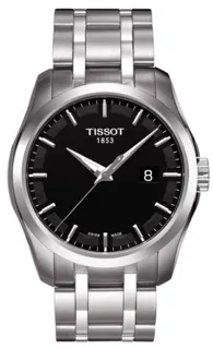 Tissot Couturier T035.410.11.051.00 39mm Stainless steel Black