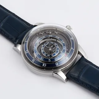 Trilobe Une Folle Journée UFJ01BA 40mm Titanium Blue