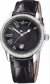 Ulysse Nardin Classico Luna 8293-122B-2/422 Stainless steel Black