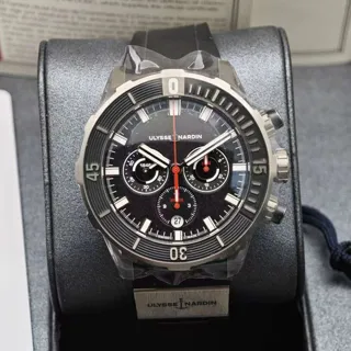 Ulysse Nardin Diver Chronograph 1503-170-3/92 44mm Titanium Black