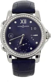 Ulysse Nardin Dual Time 3243-222/393 37.5mm Stainless steel Blue