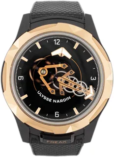 Ulysse Nardin Freak 2405-500-2A/3D Rose gold and Titanium and Black DLC Black