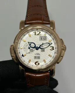 Ulysse Nardin GMT +/- Perpetual 322-66/91 Rose gold Silver