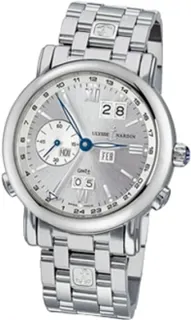 Ulysse Nardin GMT +/- Perpetual 320-82-8/31 40mm White gold Silver