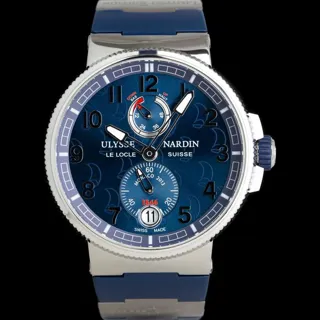 Ulysse Nardin Marine 1183-126 43mm Stainless steel Blue