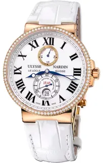 Ulysse Nardin Marine Chronometer 43mm 266-67B/40 Rose gold White