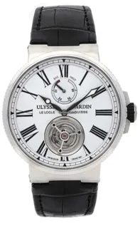 Ulysse Nardin Marine Tourbillon 1283-181/E0 Stainless steel White