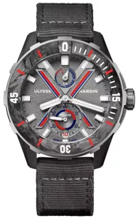 Ulysse Nardin Marine 1183-170LE-2A-VG/0A 44mm Carbon fiber Gray