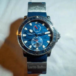 Ulysse Nardin Maxi Marine Diver 263-36LE-3 42.5mm Stainless steel Blue