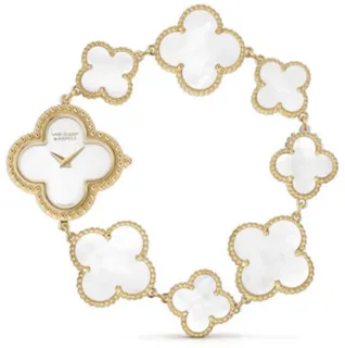 Van Cleef & Arpels Alhambra VCARO40T00 26mm Yellow gold White