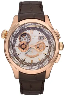 Zenith Academy 18.0520.4037/02.C661 46mm Rose gold Silver