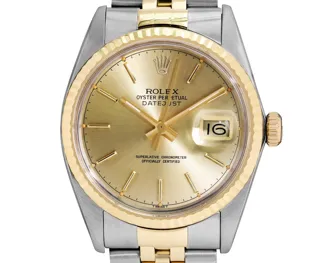 Rolex Datejust Yellow gold and Stainless steel Champagne