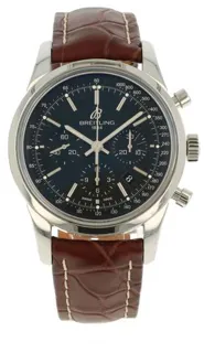 Breitling Transocean AB015212/BF26/437X/A20BA.1 43mm Stainless steel Black