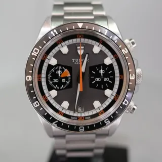 Tudor Heritage Chrono 70330N 42mm Stainless steel Gray