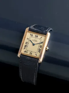 Cartier Tank 24mm Vermeil Cream