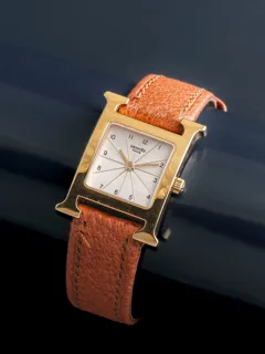 Hermès Heure H HH1.201 Stainless steel and Gold-plated