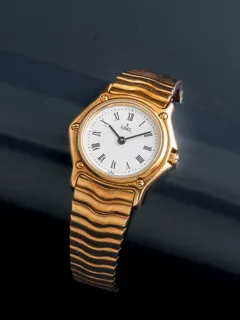 Ebel Wave 18k yellow gold White