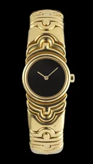 Bulgari Parentesi BJ01 20mm Yellow gold Black