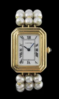 Cartier 30mm Yellow gold White