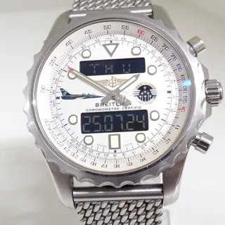 Breitling Chronospace 48 BREITLING 48mm Stainless steel White