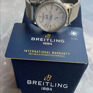 Breitling Transocean A1631053/A764 38mm Stainless steel White