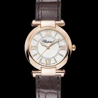 Chopard Imperiale 384238-5001 28mm Rose gold White