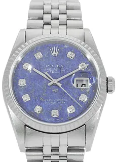 Rolex Datejust 36 16234 White gold and Stainless steel Silver