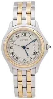 Cartier Cougar 118000R 33mm Yellow gold and Stainless steel Silver