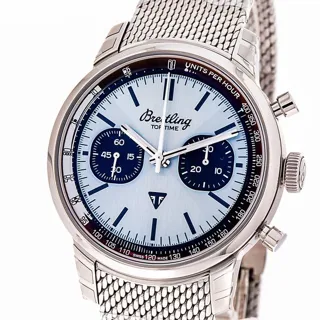 Breitling Top Time AB01764A1C1A1 41mm Stainless steel Blue