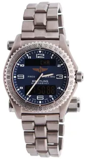 Breitling Emergency E56321 43mm Titanium Blue