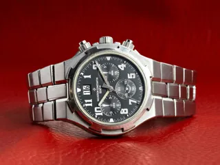 Vacheron Constantin Overseas Chronograph 49140/423A-8886 Stainless steel Black