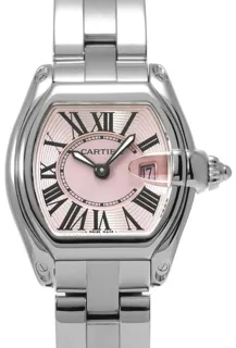 Cartier Roadster W62017V3 33mm Stainless steel Pink