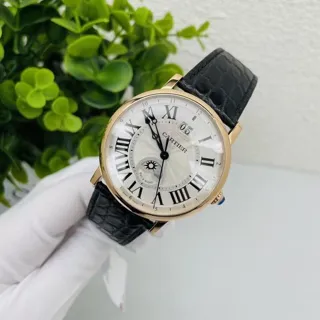 Cartier Rotonde de Cartier W1556220 42mm Rose gold Silver