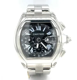 Cartier Roadster W62020X6 43mm Stainless steel Black