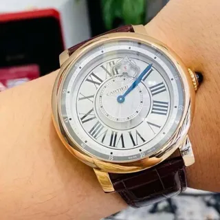 Cartier Rotonde de Cartier W1556205 Rose gold Silver