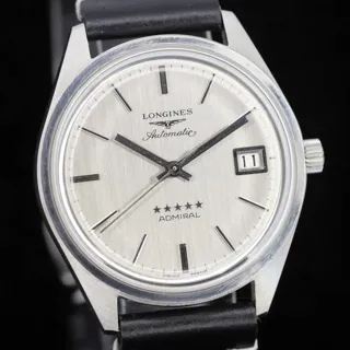 Longines Admiral 35mm Stainless steel Gray